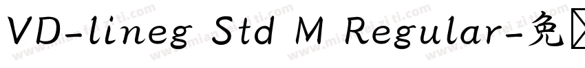 VD-lineg Std M Regular字体转换